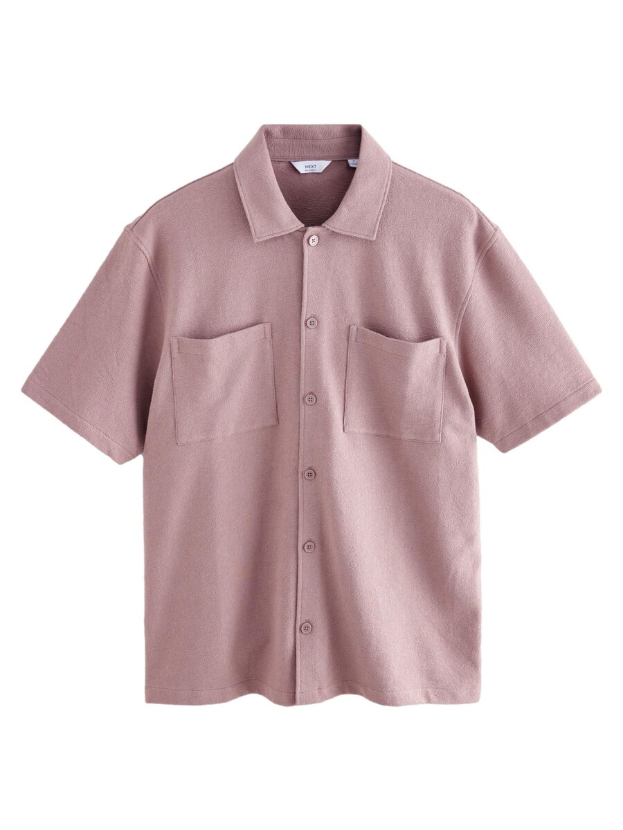 Рубашка обычного кроя на пуговицах Next, розовый
Рубашка обычного кроя на пуговицах Next, розовый