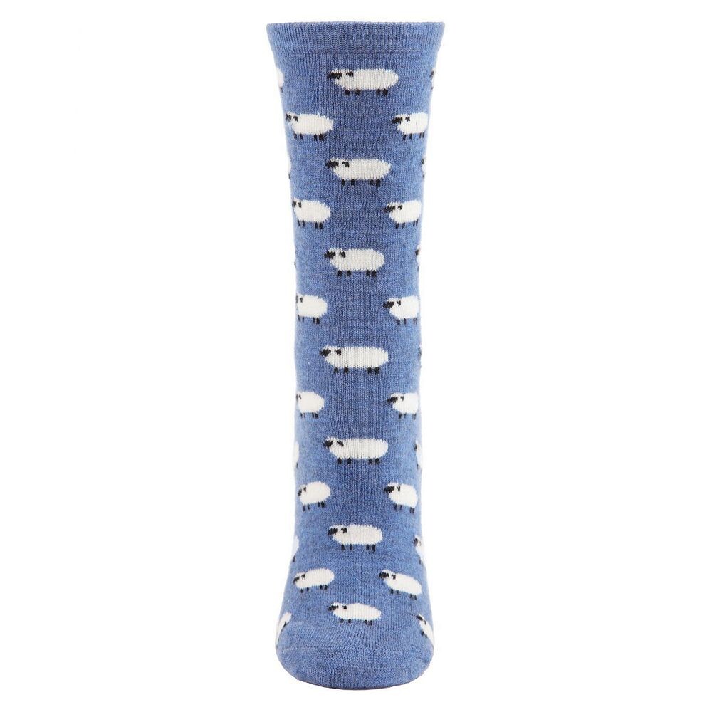 Женские универсальные мягкие белые носки из овечьей смеси кашемира MeMoi, цвет Light Denim Heather 
Женские универсальные мягкие белые носки из овечьей смеси кашемира MeMoi, цвет Light Denim Heather