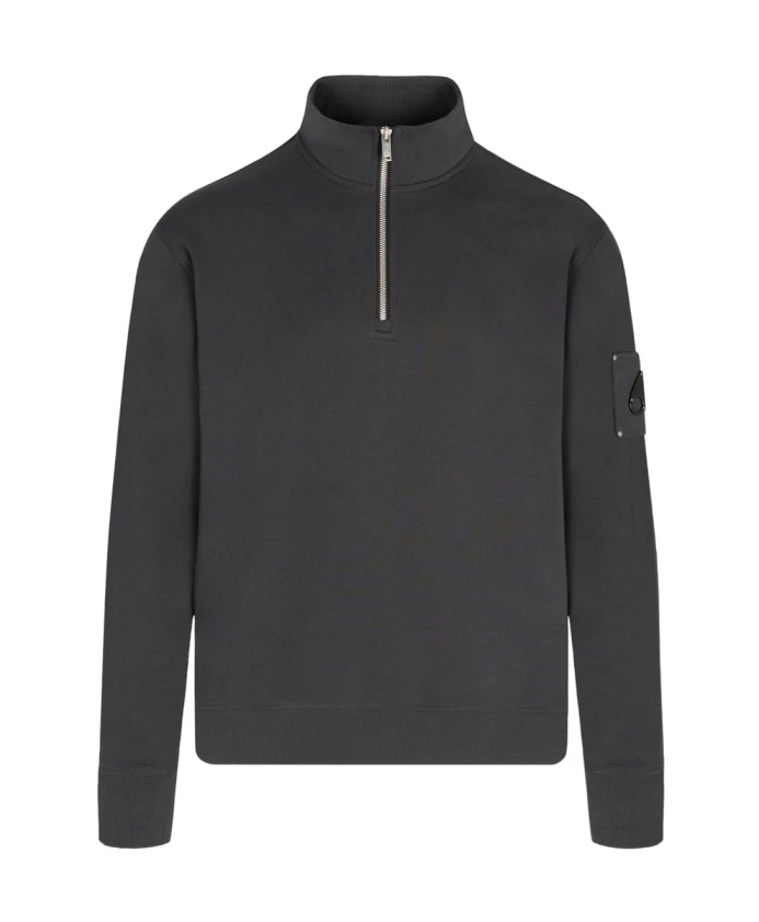 Серая толстовка на молнии до четверти цвета цемента Moose Knuckles, серый
Серая толстовка на молнии до четверти цвета цемента Moose Knuckles, серый