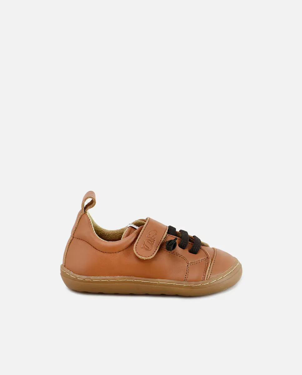 Детские кожаные кроссовки босоножки на липучке Eli 1957, цвет Camel 
Детские кожаные кроссовки босоножки на липучке Eli 1957, цвет Camel