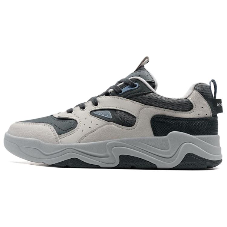 XTEP Низкие, износостойкие, противоскользящие кроссовки для скейтбординга, мужские, серо-черные
XTEP Низкие, износостойкие, противоскользящие кроссовки для скейтбординга, мужские, серо-черные