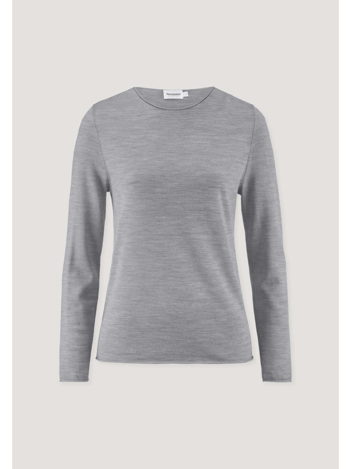 Светло-серый вязаный свитер Hessnatur
Светло-серый вязаный свитер Hessnatur