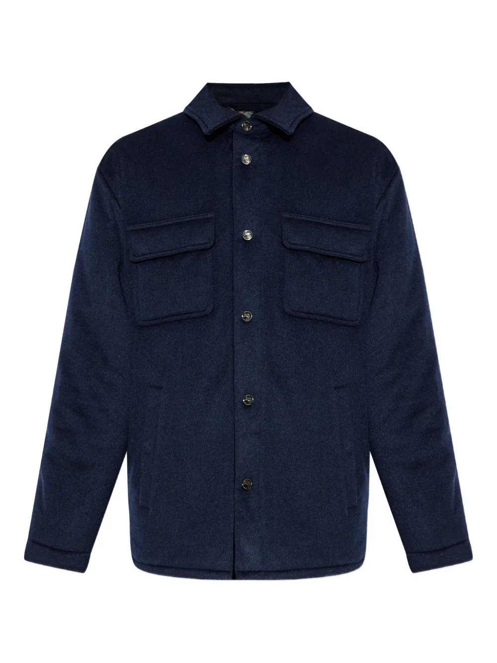 Кашемировая куртка с накладными карманами Etro, синий
Кашемировая куртка с накладными карманами Etro, синий