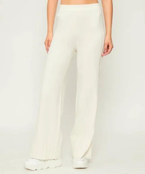 Брюки Flare fit Liu Jo Sport, белый
Брюки Flare fit Liu Jo Sport, белый