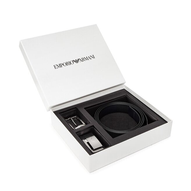 Ремень Emporio Armani, черный/темно-синий
Ремень Emporio Armani, черный/темно-синий