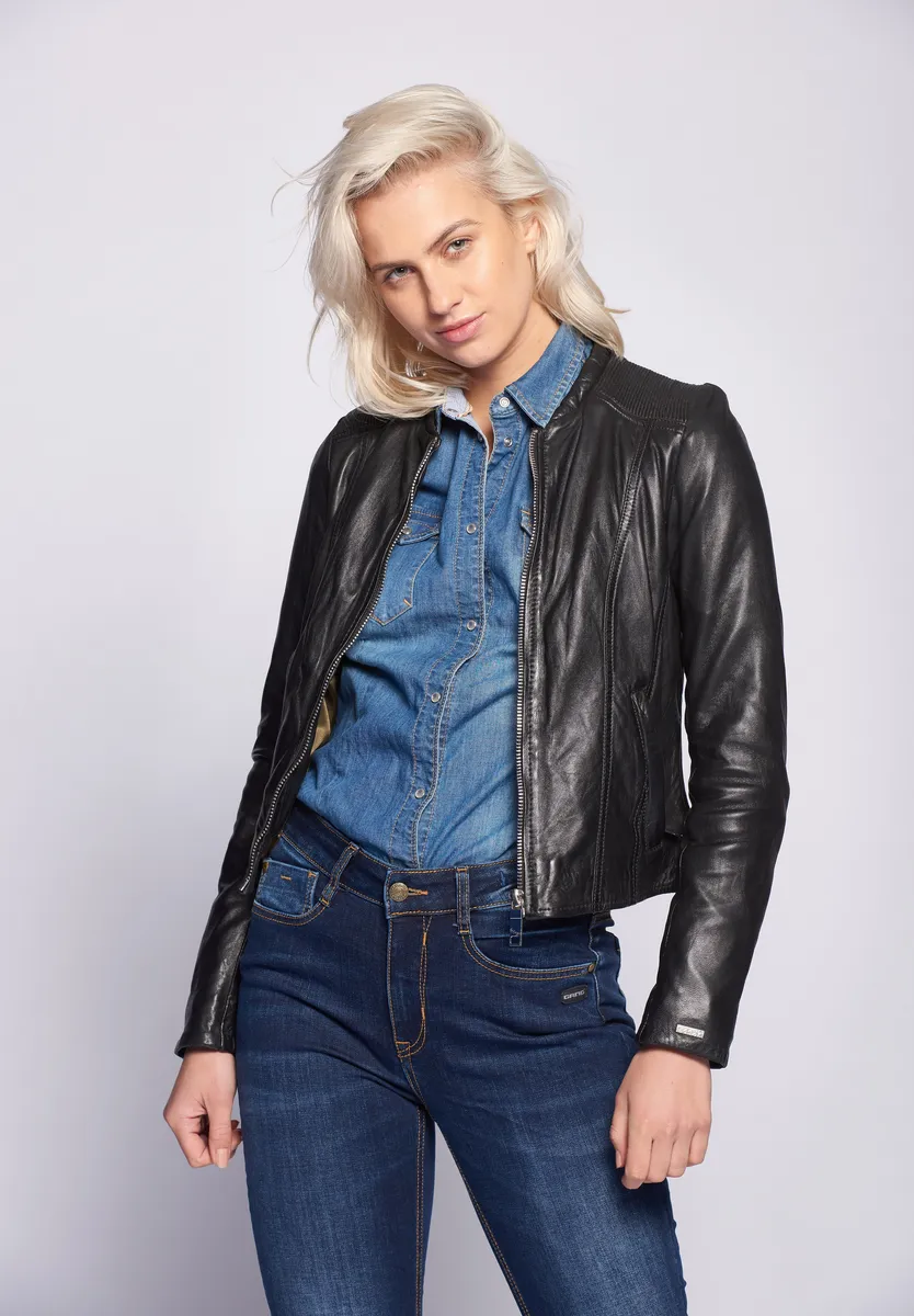 Кожаная куртка Maze "Изумрудный", черный
Кожаная куртка Maze "Изумрудный", черный