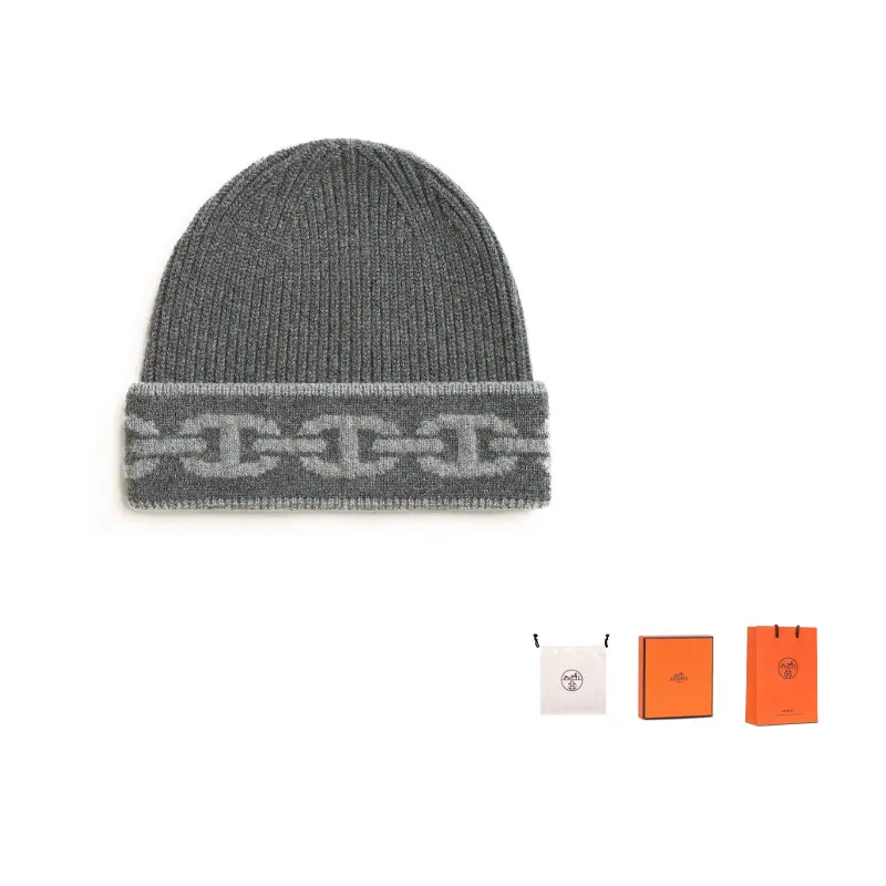 HERMES Кашемировая шапка женская серая, Gray
HERMES Кашемировая шапка женская серая, Gray