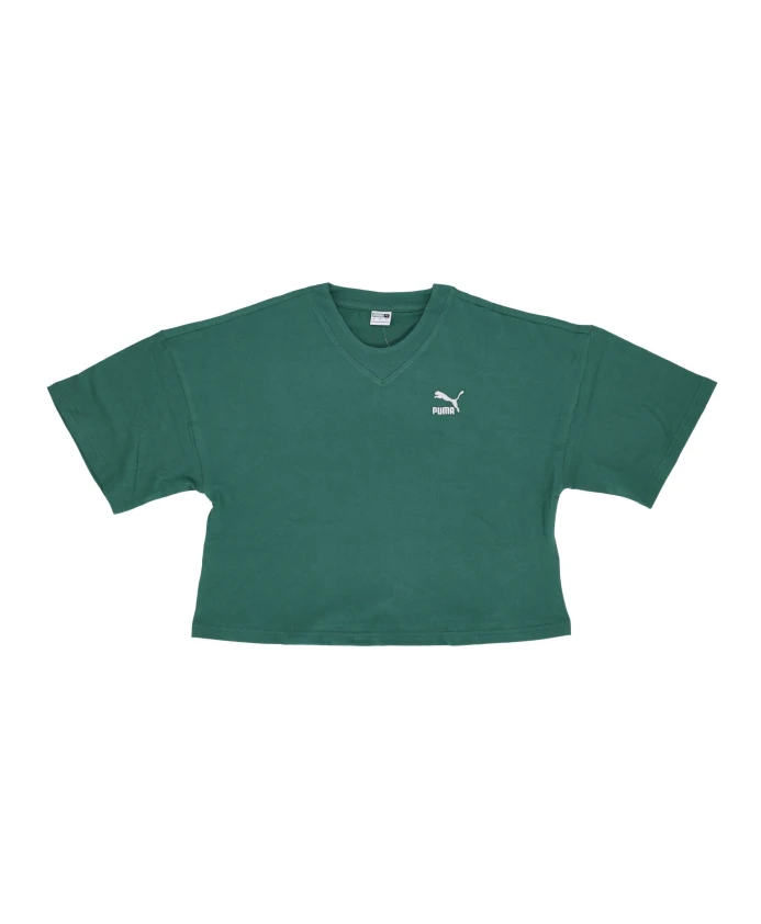 Футболка оверсайз с V-образным вырезом и рисунком в виде виноградной лозы Puma, зеленый
Футболка оверсайз с V-образным вырезом и рисунком в виде виноградной лозы Puma, зеленый