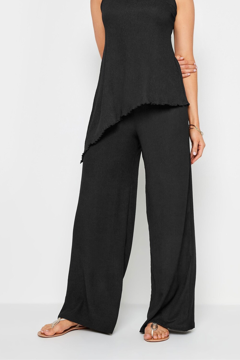 Текстурированные широкие брюки Long Tall Sally, синий
Текстурированные широкие брюки Long Tall Sally, синий