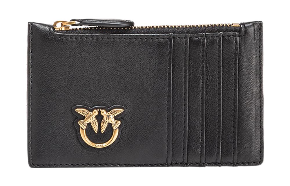 PINKO Женский картхолдер из кожи наппа черный
PINKO Женский картхолдер из кожи наппа черный