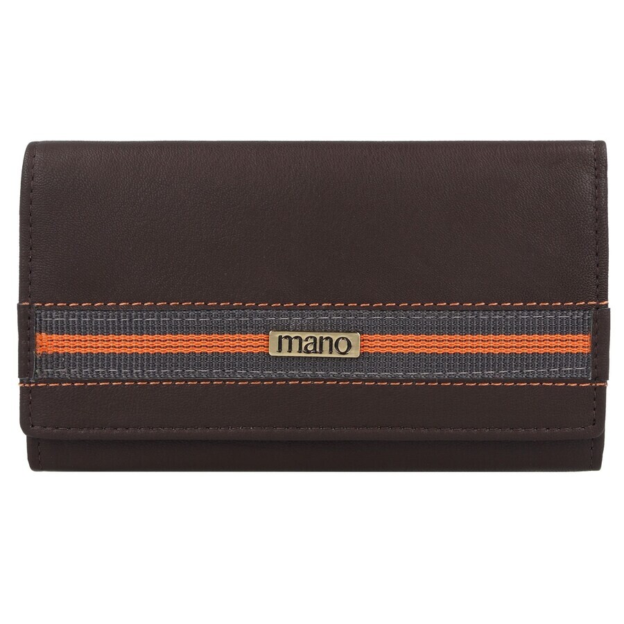 Кошелек Mano DON LEONARDO, темно коричневый 
Кошелек Mano DON LEONARDO, темно коричневый