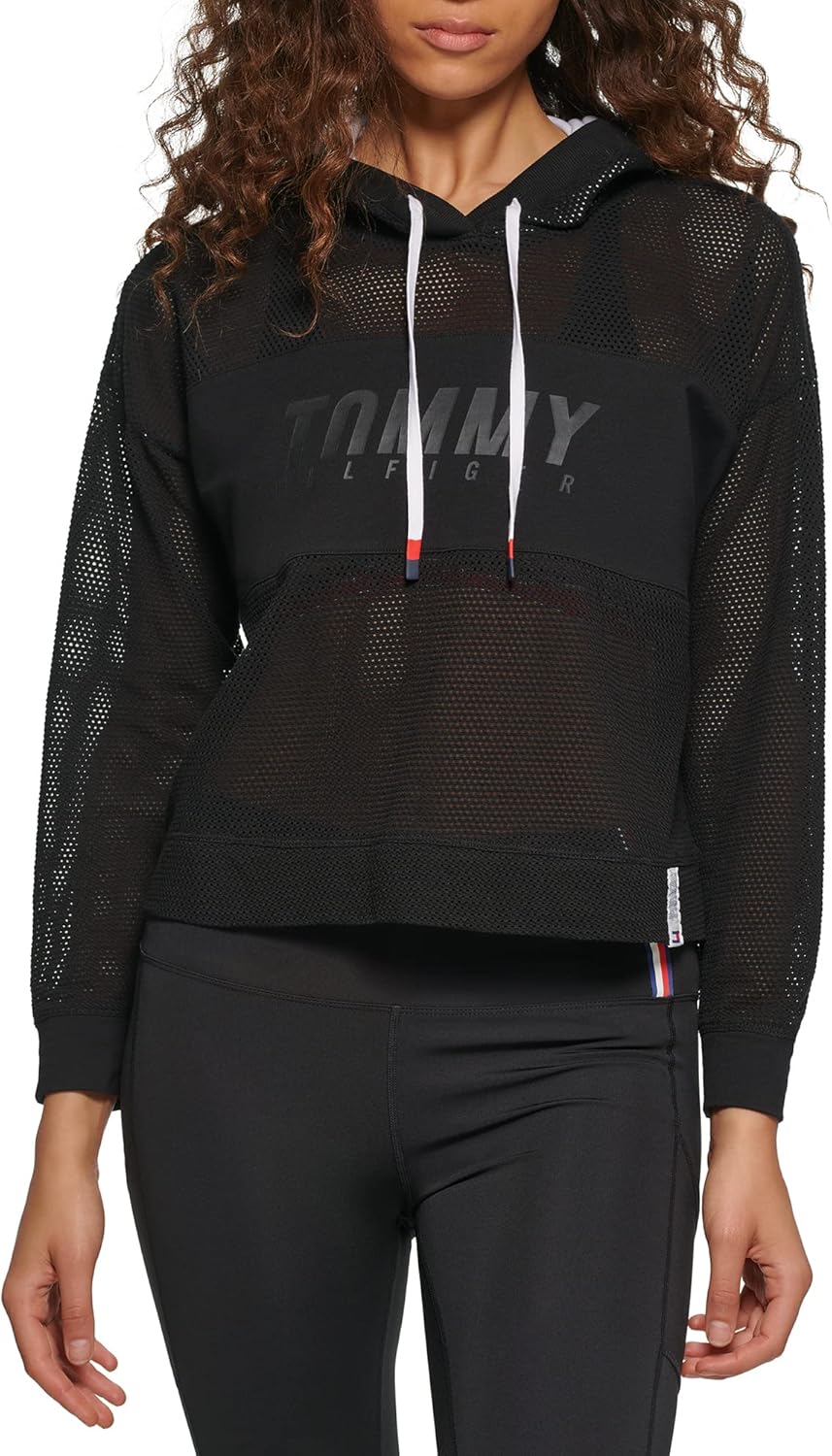 Женская толстовка с капюшоном Tommy Hilfiger с логотипом Split Cut Off, Black
Женская толстовка с капюшоном Tommy Hilfiger с логотипом Split Cut Off, Black