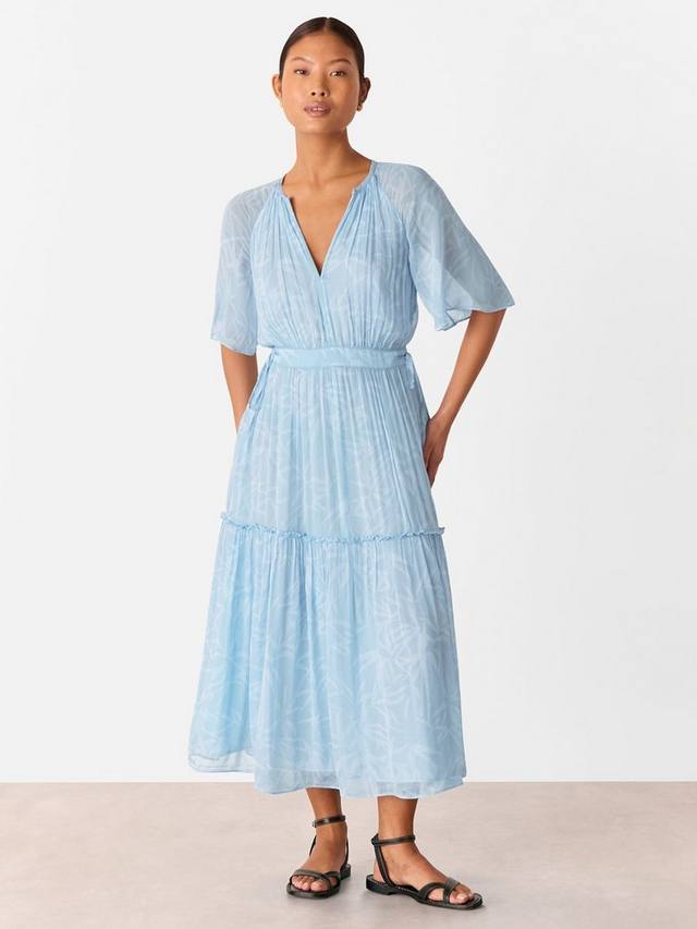 Миниатюрное платье с присборенными листьями бамбука Whistles, синий/разноцветный
Миниатюрное платье с присборенными листьями бамбука Whistles, синий/разноцветный