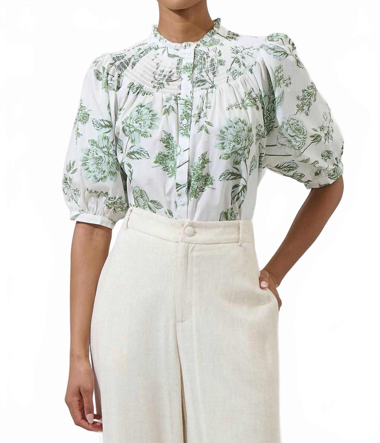 Топ с присборенным воротником и цветочным принтом, цвет Bria SUGARLIPS, Bria
Топ с присборенным воротником и цветочным принтом, цвет Bria SUGARLIPS, Bria