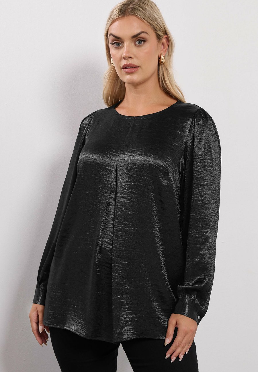 Блуза Yours Clothing Blouse, Black/Anthracite
Блуза Yours Clothing Blouse, Black/Anthracite