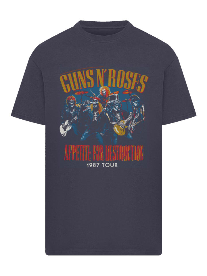 Футболка большого размера Guns N' Roses 1987 Tour Vintage Rock, цвет: темно-синий F4NT4STIC
Футболка большого размера Guns N' Roses 1987 Tour Vintage Rock, цвет: темно-синий F4NT4STIC