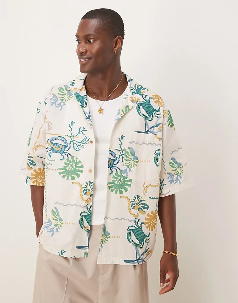 Рубашка свободного кроя ASOS DESIGN с принтом Revere нейтрального цвета
Рубашка свободного кроя ASOS DESIGN с принтом Revere нейтрального цвета