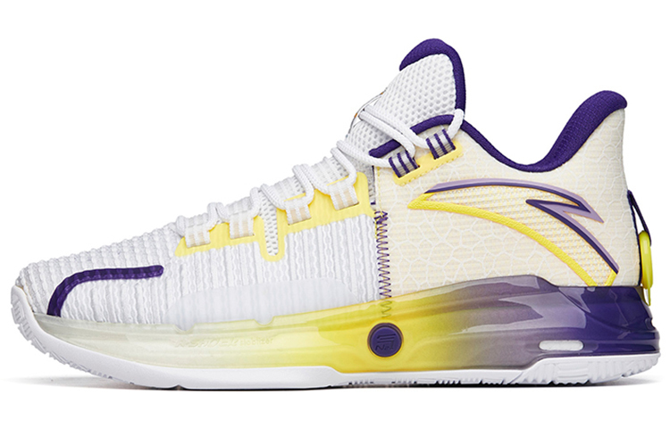 ANTA Кроссовки баскетбольные Crazy Pro с азотной технологией противоскользящие износостойкие низкие фиолетовые золотые
ANTA Кроссовки баскетбольные Crazy Pro с азотной технологией противоскользящие износостойкие низкие фиолетовые золотые