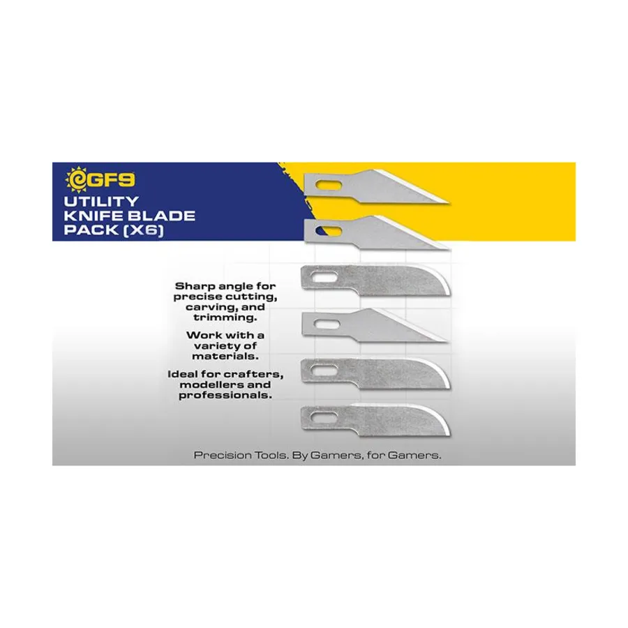 Набор лезвий универсального ножа (6), Tools & Glue (Gale Force Nine)
Набор лезвий универсального ножа (6), Tools & Glue (Gale Force Nine)