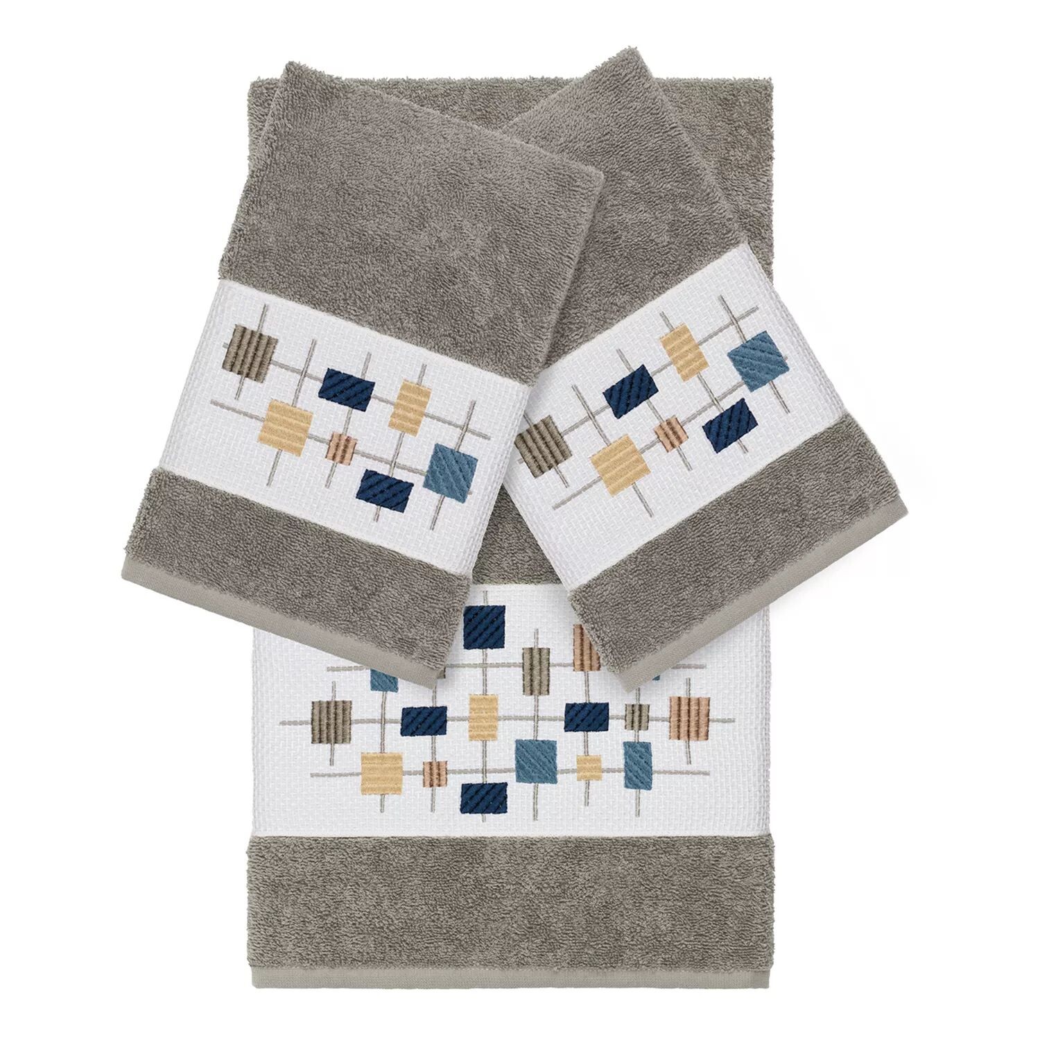 Linum Home Textiles Набор полотенец из 3 предметов из турецкого хлопка с украшением Khloe, темно-серый
Linum Home Textiles Набор полотенец из 3 предметов из турецкого хлопка с украшением Khloe, темно-серый