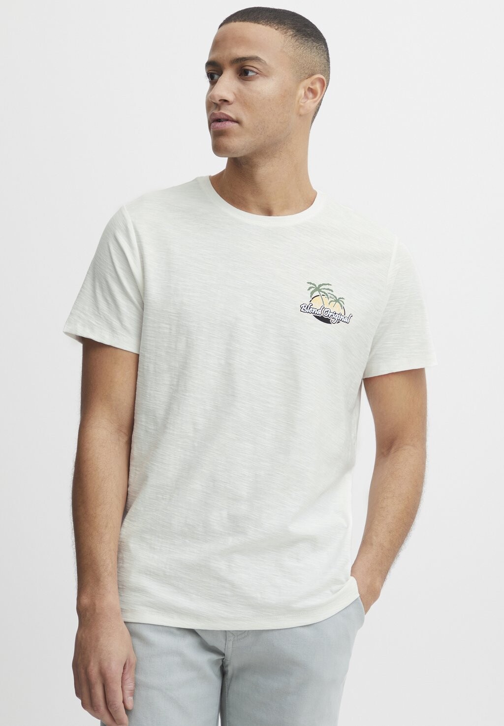 Футболка с принтом Blend, цвет snow white 
Футболка с принтом Blend, цвет snow white