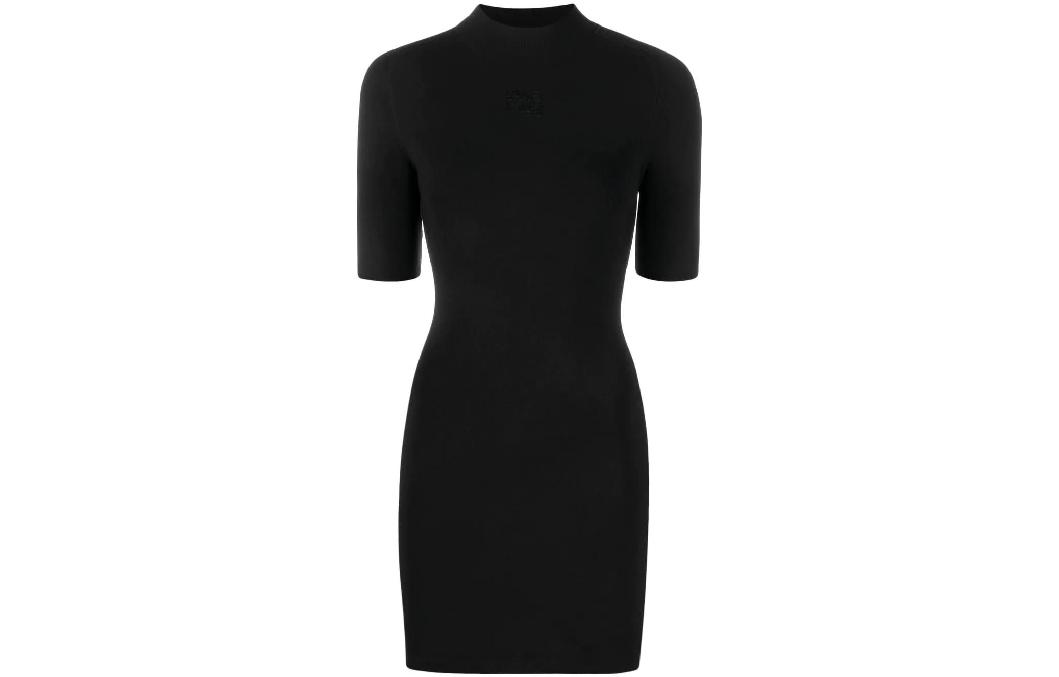 Мини-платье с высоким воротом Alexander Wang, черный
Мини-платье с высоким воротом Alexander Wang, черный