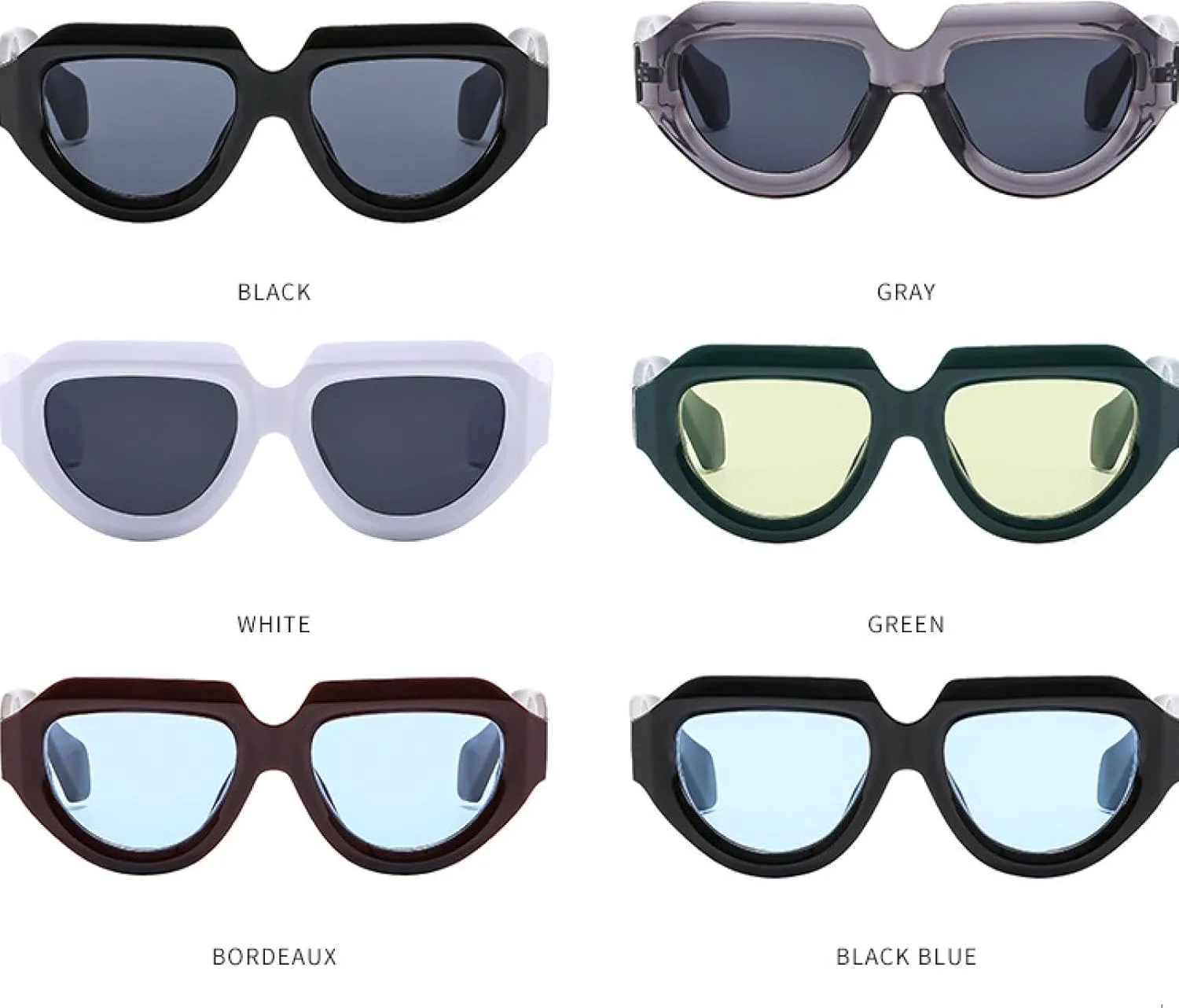 Солнцезащитные очки с защитой от УФ-излучения UV400 | Модные большие зеленые очки для женщин и мужчин | для занятий спортом на открытом воздухе FYTUP, Grey Black
Солнцезащитные очки с защитой от УФ-излучения UV400 | Модные большие зеленые очки для женщин и мужчин | для занятий спортом на открытом воздухе FYTUP, Grey Black