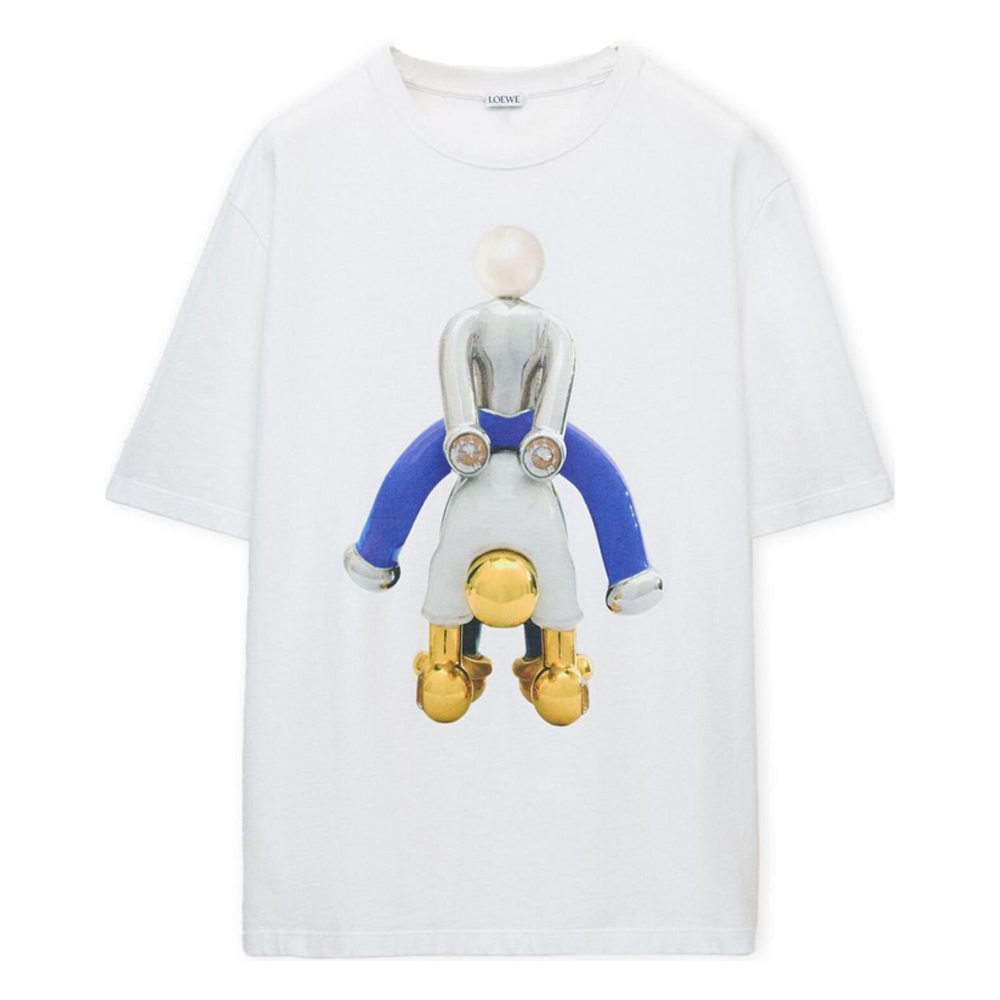 LOEWE Футболка мужская белая, Белый, LOEWE Футболка мужская белая
LOEWE Футболка мужская белая, Белый, LOEWE Футболка мужская белая