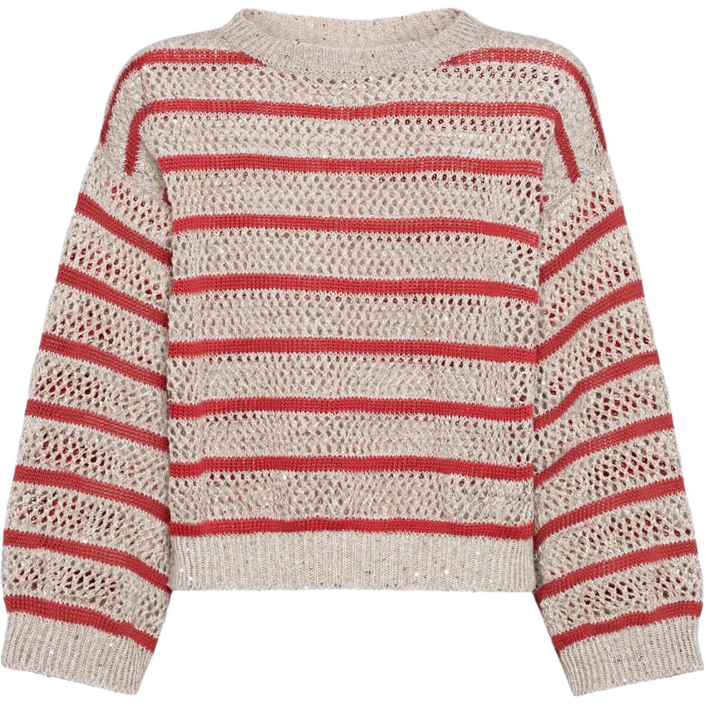 Свитер с сетчатыми вставками Brunello Cucinelli, Light Umber
Свитер с сетчатыми вставками Brunello Cucinelli, Light Umber