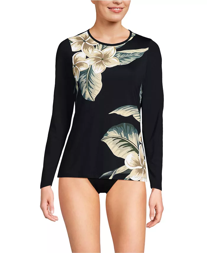 Женская расслабленная рубашка с длинным рукавом SunShade UPF 50 Lands' End, черный
Женская расслабленная рубашка с длинным рукавом SunShade UPF 50 Lands' End, черный