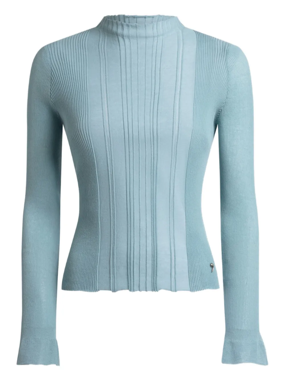 Джемпер с жаккардовым узором и высоким воротником Etro, синий
Джемпер с жаккардовым узором и высоким воротником Etro, синий