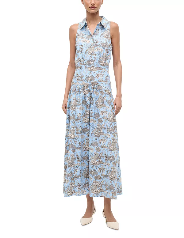 Платье с принтом Роми Staud, мультиколор
Платье с принтом Роми Staud, мультиколор