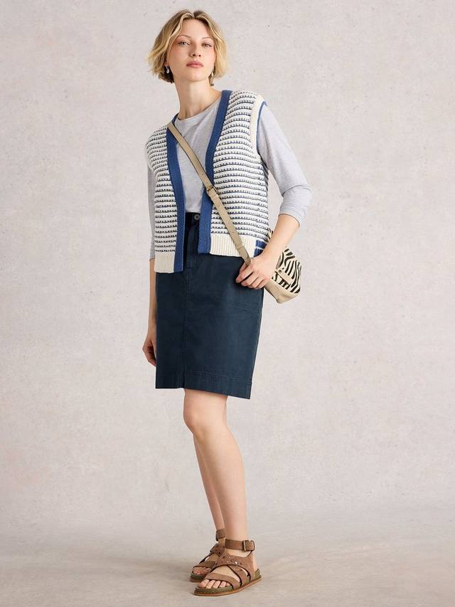 Юбка чино длины миди Tia White Stuff, Dark Navy
Юбка чино длины миди Tia White Stuff, Dark Navy