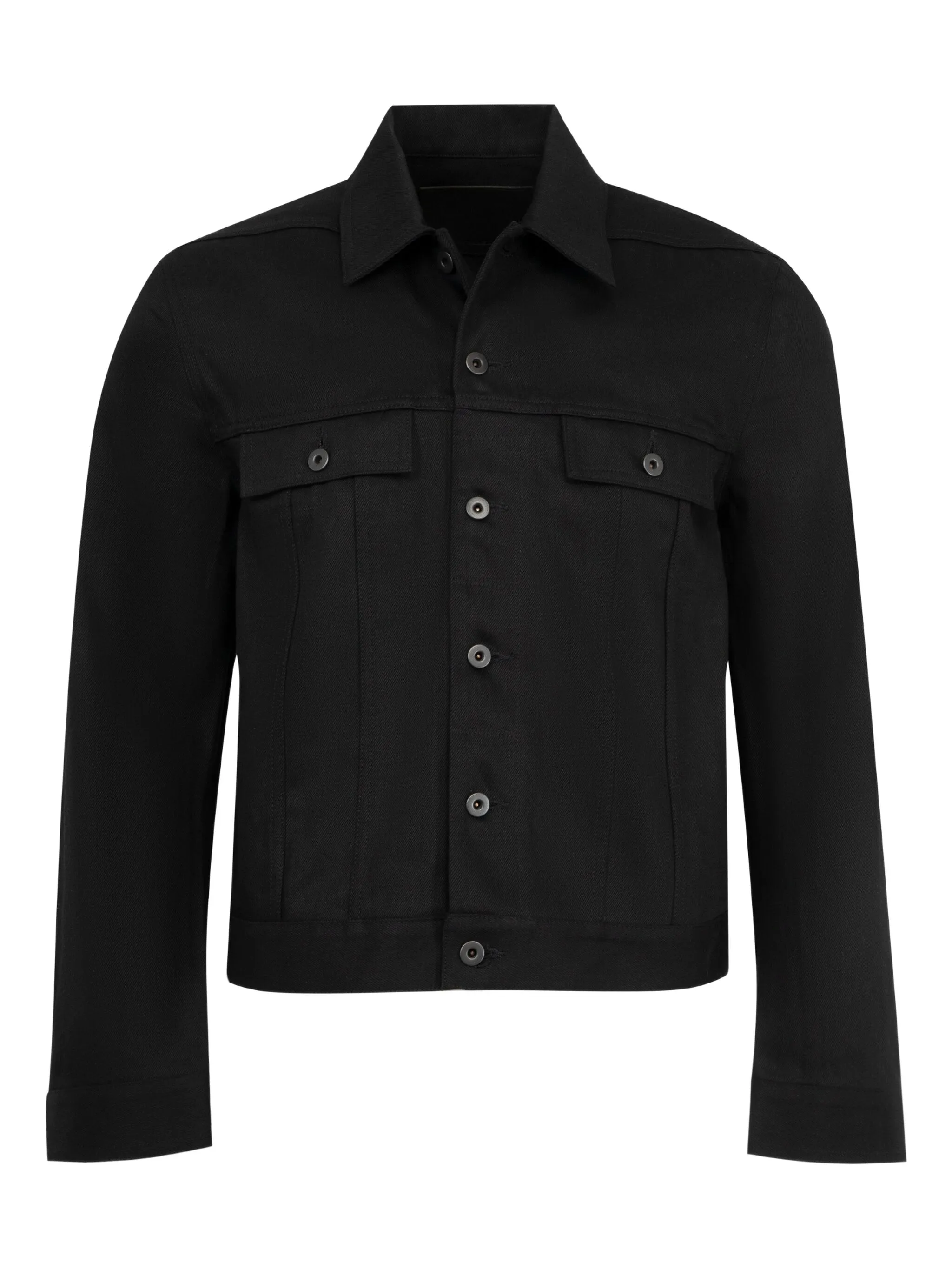 Куртка Trucker на пуговицах Rick Owens Drkshdw, черный
Куртка Trucker на пуговицах Rick Owens Drkshdw, черный
