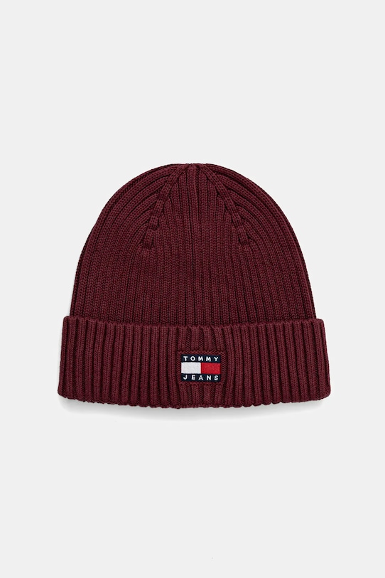 Хлопковая шапочка Tommy Jeans, бордовый
Хлопковая шапочка Tommy Jeans, бордовый