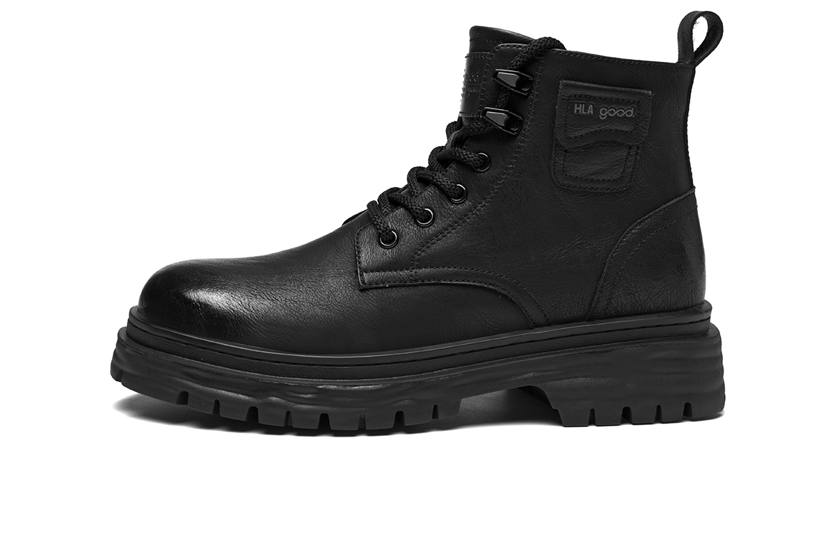 HLA Ботинки Martin мужские, черные/бронзовые
HLA Ботинки Martin мужские, черные/бронзовые