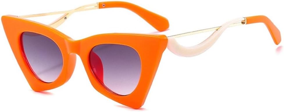 Солнцезащитные очки «кошачий глаз» для женщин, винтажная металлическая оправа с цветными линзами, солнцезащитные очки для женщин с защитой от УФ-излучения UV400 VFDHN, 3
Солнцезащитные очки «кошачий глаз» для женщин, винтажная металлическая оправа с цветными линзами, солнцезащитные очки для женщин с защитой от УФ-излучения UV400 VFDHN, 3