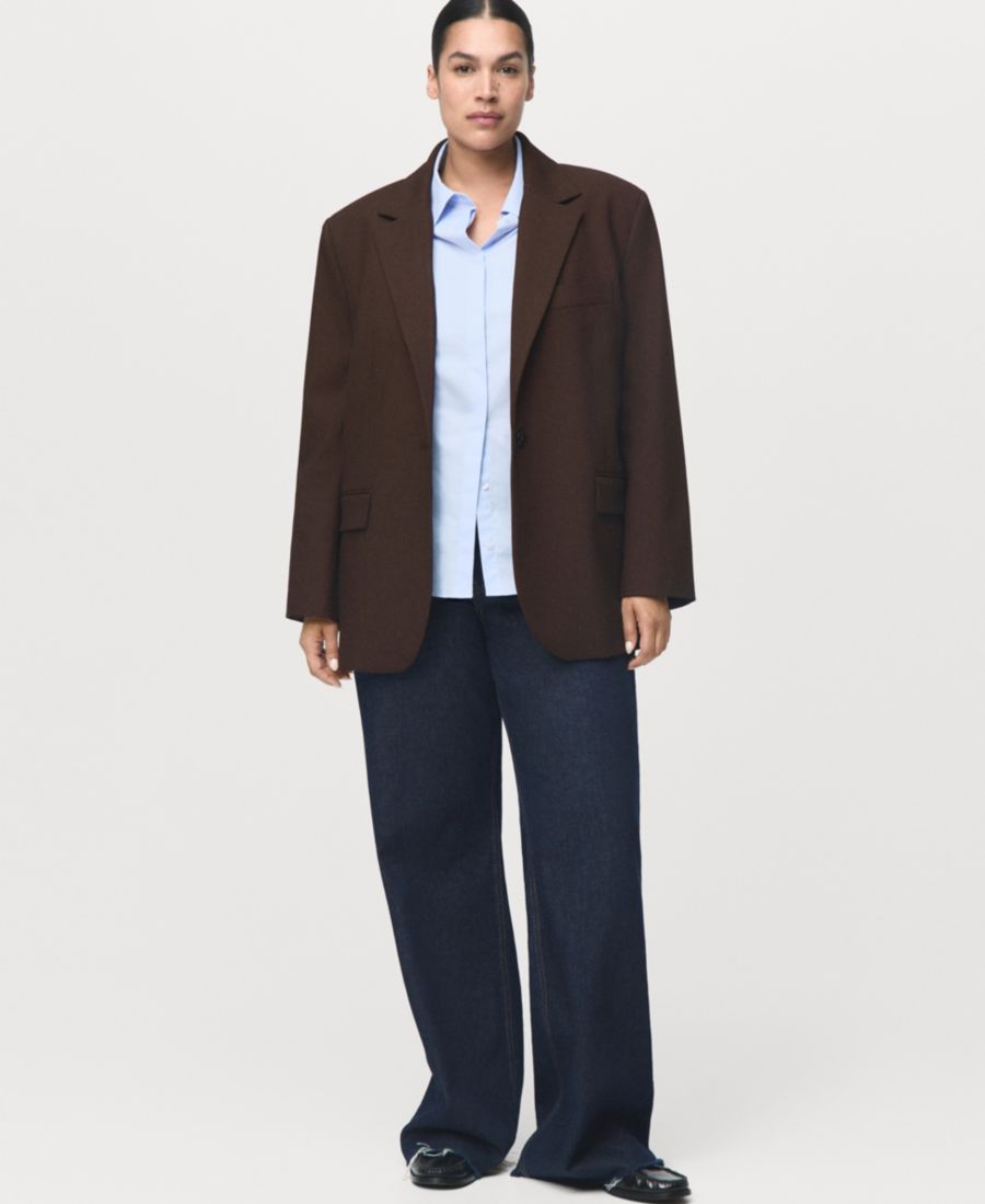 Женский пиджак прямого кроя MANGO, Chocolate
Женский пиджак прямого кроя MANGO, Chocolate