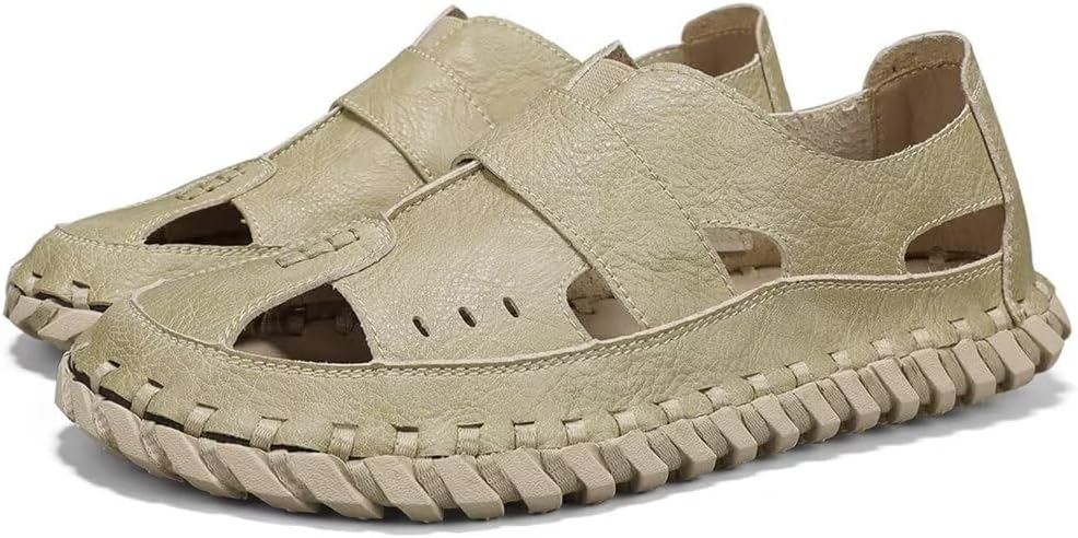 Мужские сандалии Purfitall из кожи, пляжные сандалии для мужчин, закрытый носок, водонепроницаемые кроссовки, повседневные летние нескользящие сандалии для прогулок, походов и рыбалки, бежевый
Мужские сандалии Purfitall из кожи, пляжные сандалии для мужчин, закрытый носок, водонепроницаемые кроссовки, повседневные летние нескользящие сандалии для прогулок, походов и рыбалки, бежевый