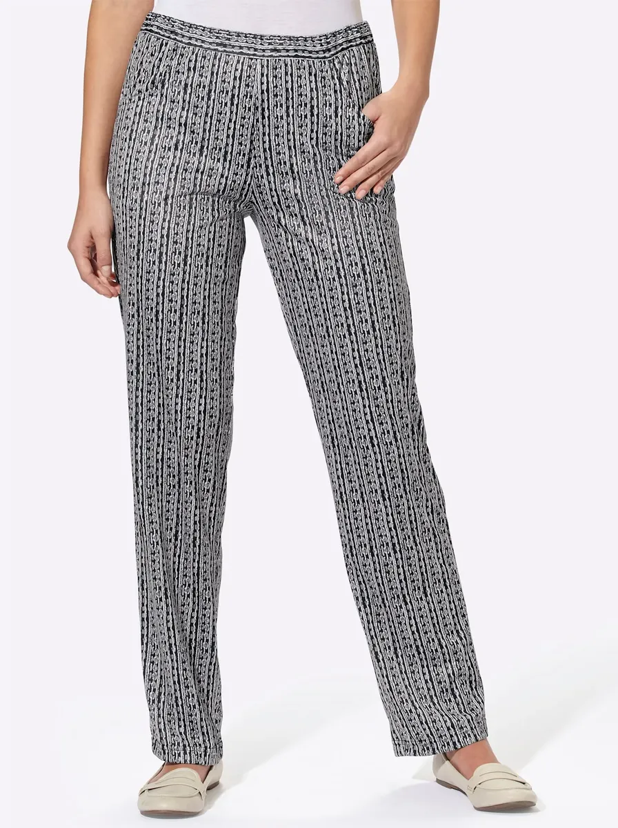 Трикотажные брюки Classic Basics, цвет Schwarz-Gestreift
Трикотажные брюки Classic Basics, цвет Schwarz-Gestreift