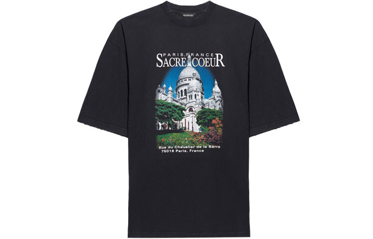 Футболка Balenciaga Sacré Cœur, черный
Футболка Balenciaga Sacré Cœur, черный