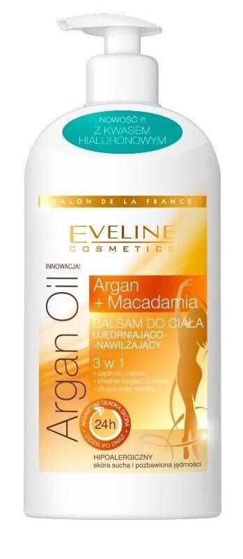 Eveline Argan Oil & Macadamia лосьон для тела, 350 ml
Eveline Argan Oil & Macadamia лосьон для тела, 350 ml