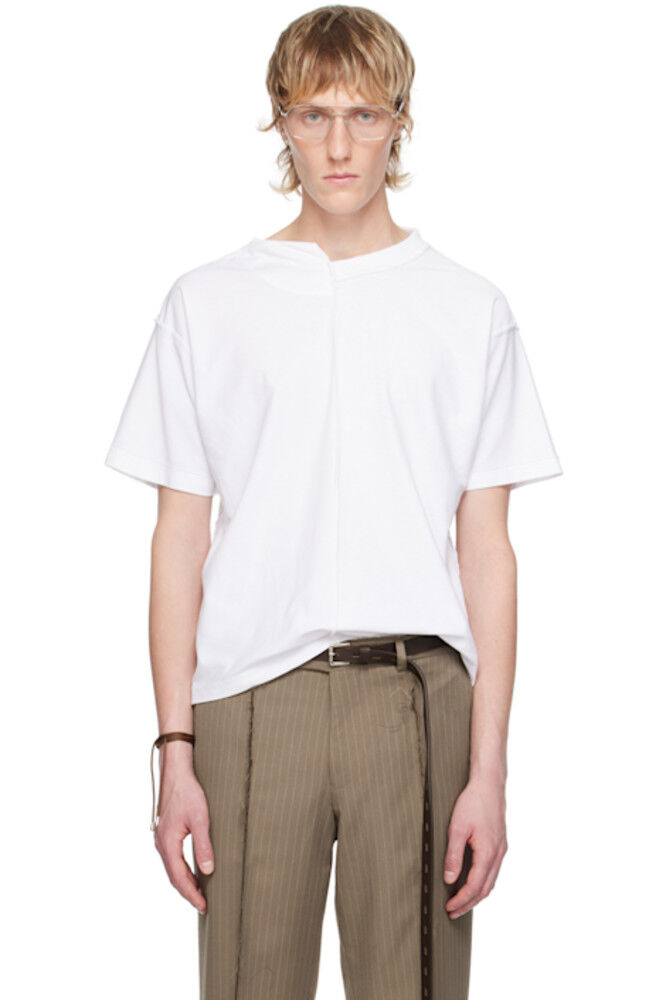 Футболка с асимметричным разрезом HODAKOVA
Футболка с асимметричным разрезом HODAKOVA