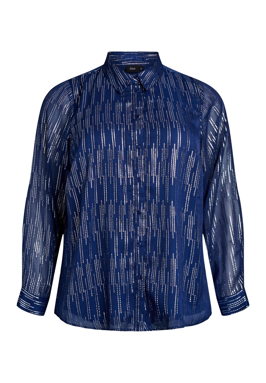 Блуза Zizzi MIT GLITZERNDEM MUSTER, Naval A. W. Silver/Blue
Блуза Zizzi MIT GLITZERNDEM MUSTER, Naval A. W. Silver/Blue