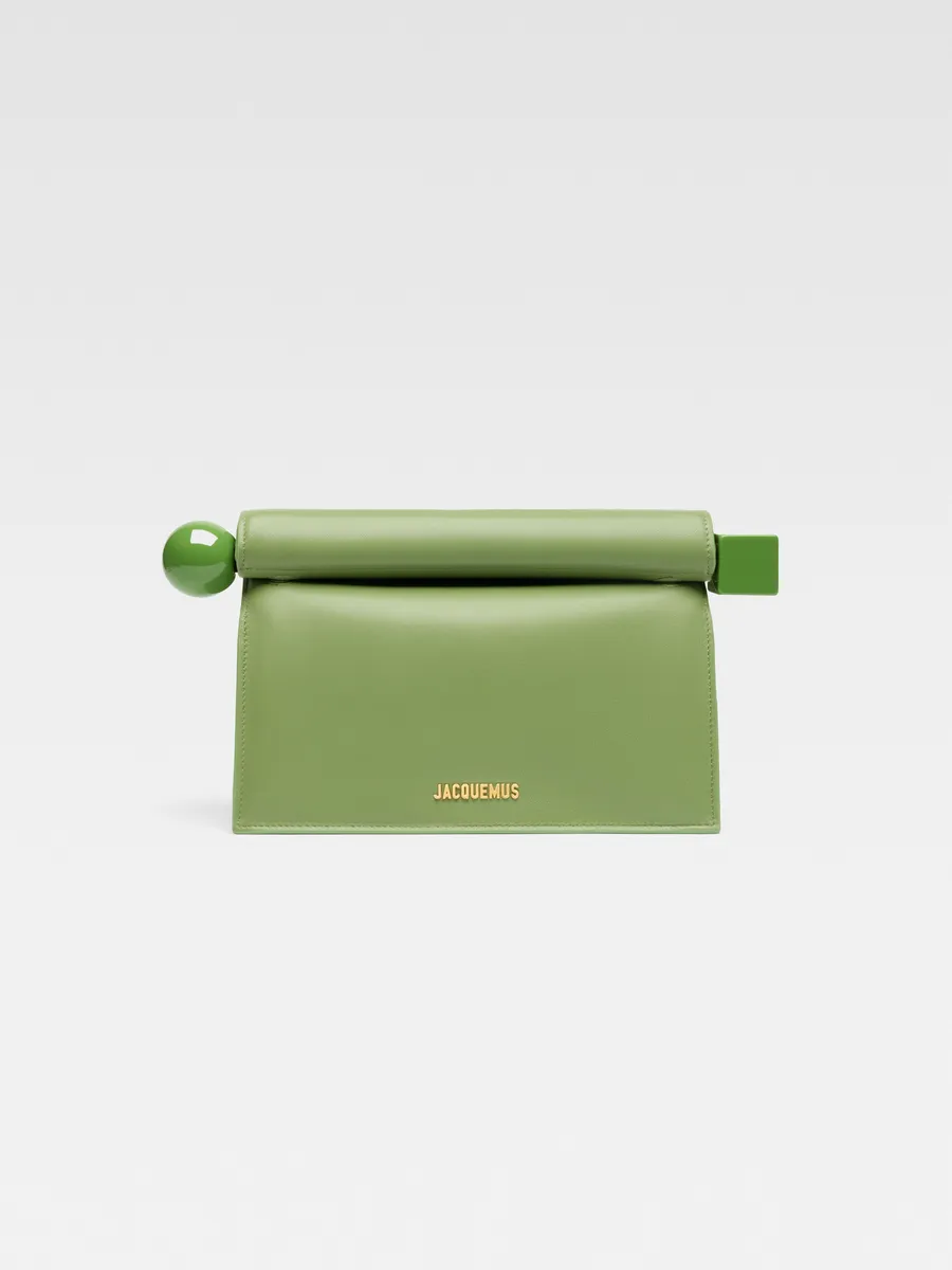 Клатч Рон Карре Jacquemus, зеленый
Клатч Рон Карре Jacquemus, зеленый