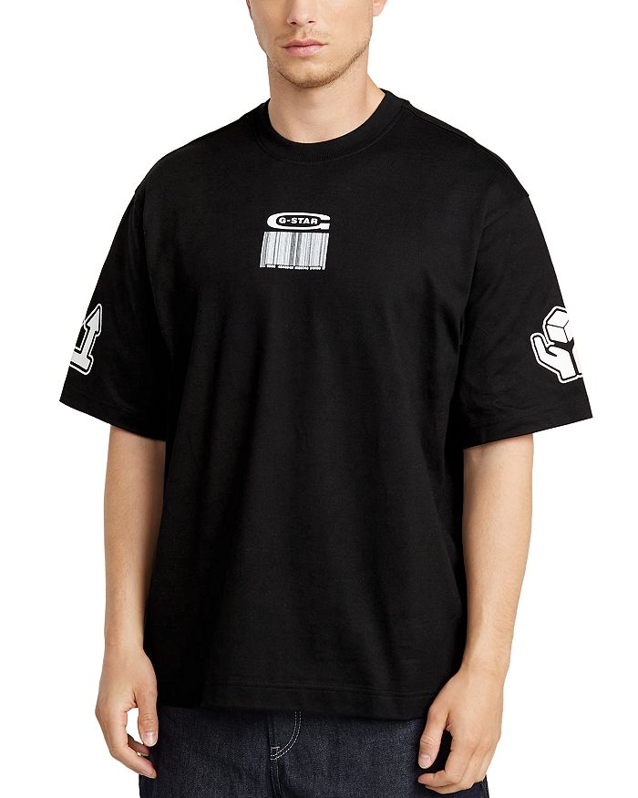 Футболка с графическим принтом в виде штрих-кода, силуэт Boxy Fit G-STAR RAW, черный
Футболка с графическим принтом в виде штрих-кода, силуэт Boxy Fit G-STAR RAW, черный