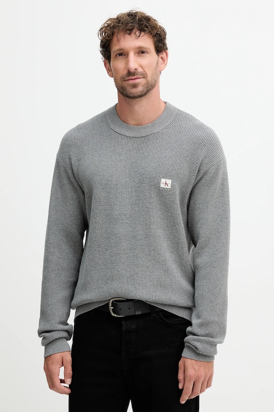 Хлопковый свитер Calvin Klein Jeans, серый
Хлопковый свитер Calvin Klein Jeans, серый