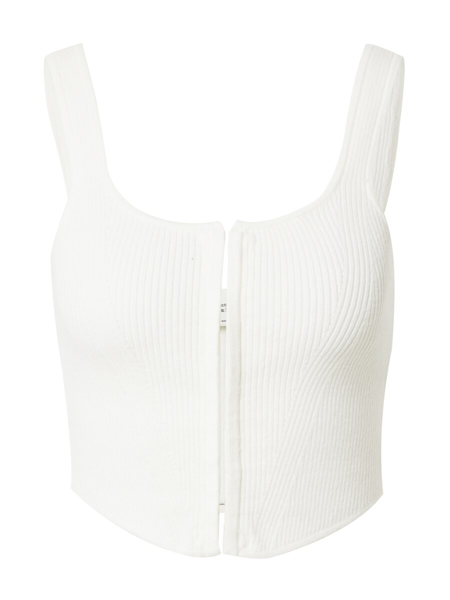 Вязаный топ Abercrombie & Fitch, экрю
Вязаный топ Abercrombie & Fitch, экрю