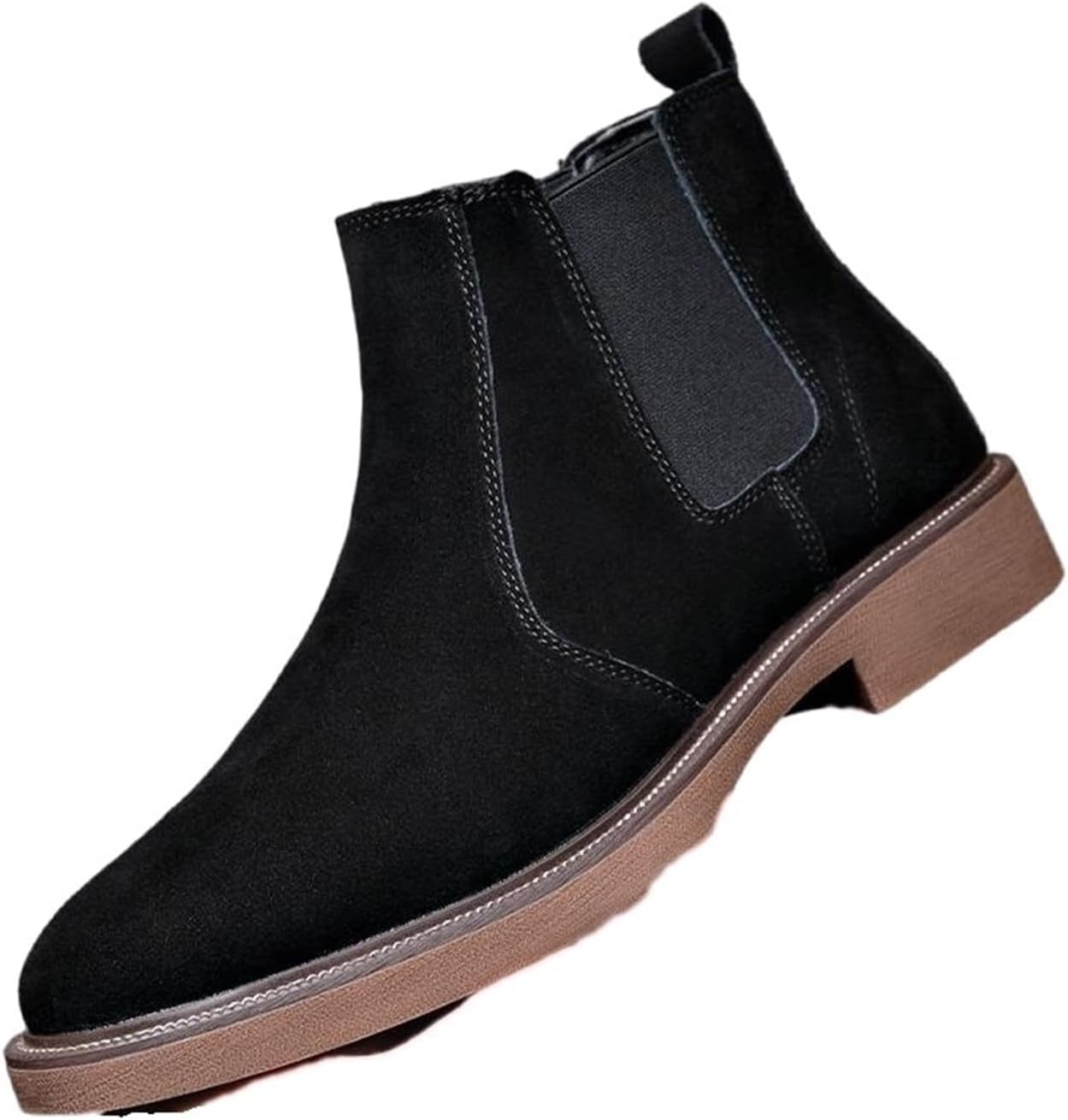 Мужские замшевые кожаные слипоны Chelsea с высоким берцем, повседневные ботинки с носком, ботильоны на щиколотку, массивная деловая обувь, ботинки для мужчин Generic, черный
Мужские замшевые кожаные слипоны Chelsea с высоким берцем, повседневные ботинки с носком, ботильоны на щиколотку, массивная деловая обувь, ботинки для мужчин Generic, черный