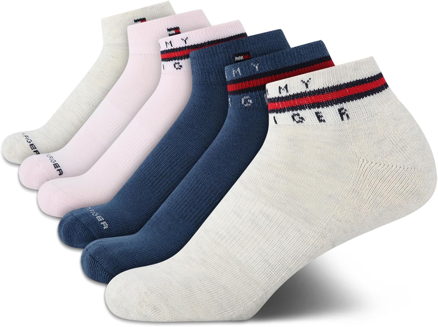 Женские носки Tommy Hilfiger Quarter - 6 пар мягких эластичных спортивных носков до щиколотки с мягкой подкладкой для женщин (размер: 4-10), Beige Heather Assorted
Женские носки Tommy Hilfiger Quarter - 6 пар мягких эластичных спортивных носков до щиколотки с мягкой подкладкой для женщин (размер: 4-10), Beige Heather Assorted